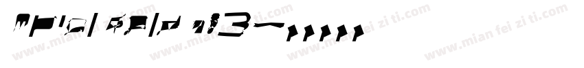 Arial Bold 483字体转换